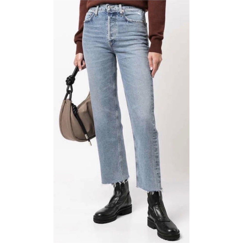 Citizens of Humanity Premium Florence Size 26 High Rise Straight Leg Jeans Blue